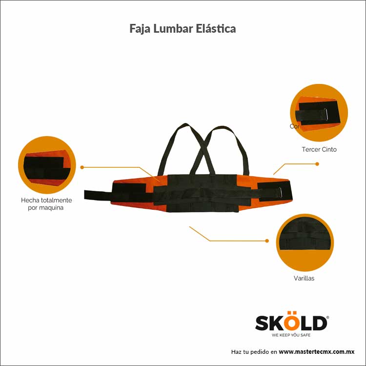 Faja Lumbar Elástica Skold