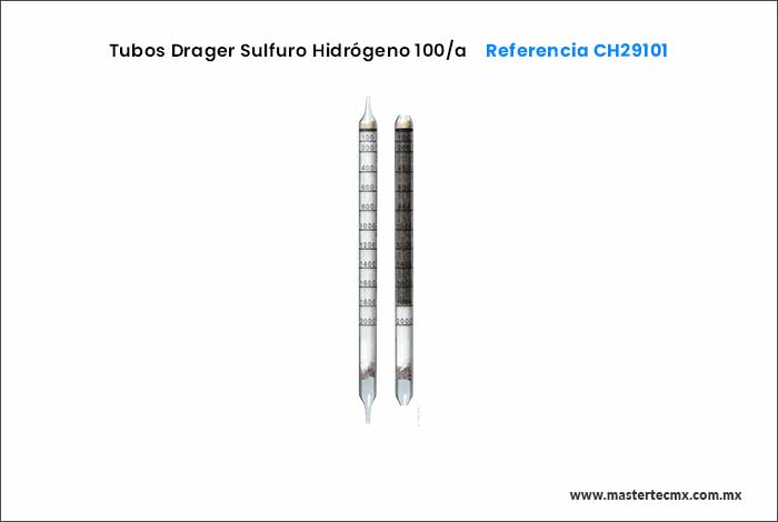 Tubos Drager Sulfuro Hidrógeno 100/a 