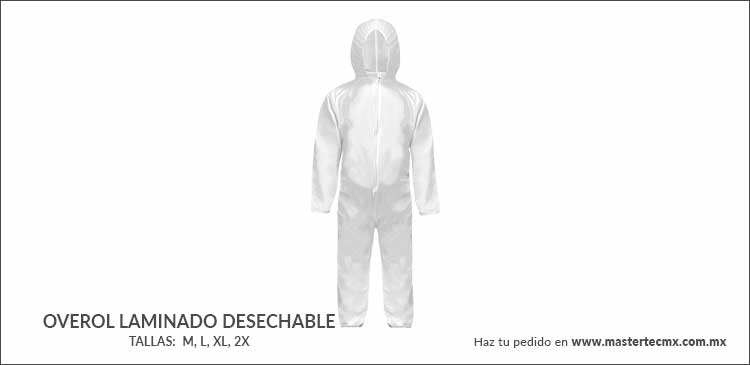 Overol Laminado Desechable Skold