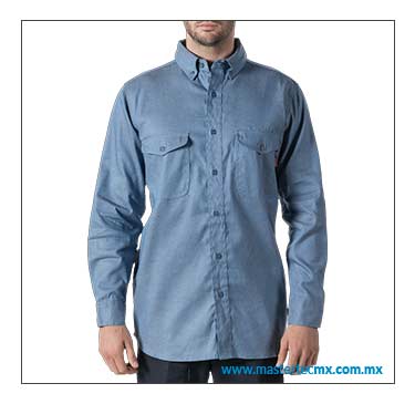 Camisa de Trabajo de Chambray
