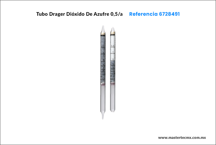 Tubos Drager Detección de Aceite 10/-a-P