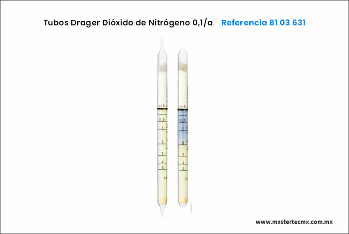 Tubos Drager Detección de Aceite 10/-a-P