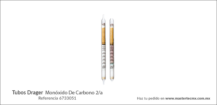 Tubos Drager Monóxido de Carbono 2/a