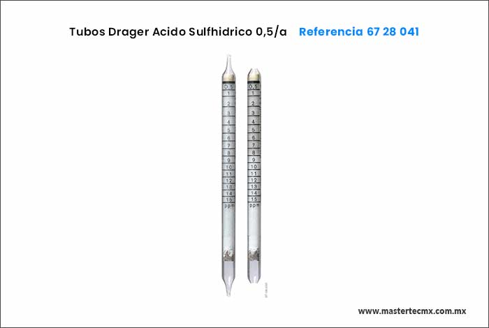 Tubos Drager Detección de Aceite 10/-a-P