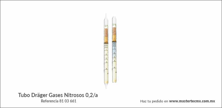 Tubos Drager Detección de Aceite 10/-a-P